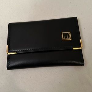 DUNHILL key case /black leather